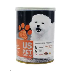 پک شماره دو : غذای خشک توله سگ 8 کیلویی + کنسرو توله سگ + بطری آب مسافرتی