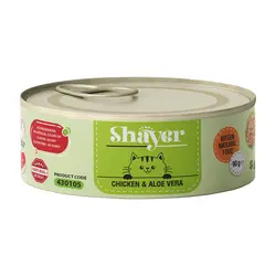کنسرو شایر بچه گربه طعم مرغ و آلوئه ورا 90 گرمی