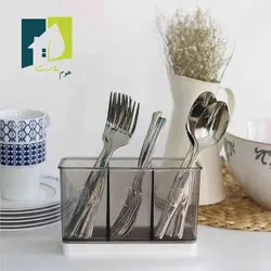 استند قاشق چنگال و چاقو کریستال