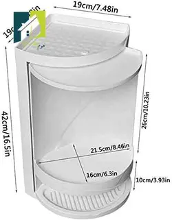 استند گوشه حمام چرخشی