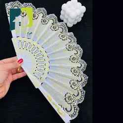 بادبزن تاشو پارچه ای