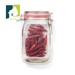 کیسه حبوبات زیپ کیپ دار طرح بطری