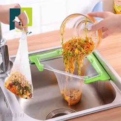 استند تفاله گوشه سینک به همراه توری پنجاه تایی