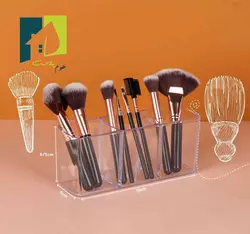 استند براش کریستال 3 خانه