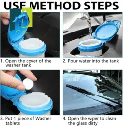 قرص شیشه پاک کن خودرو 24 عددی