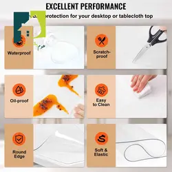 طلق رومیزی ضخیم