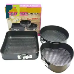 قالب کیک کمربندی سه طرح