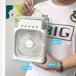 مینی فن کولر دارای اسپری رطوبت ساز