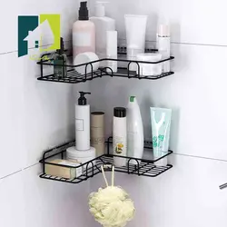 استند نظم دهنده فلزی گوشه حمام