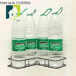 استند نظم دهنده فلزی گوشه حمام