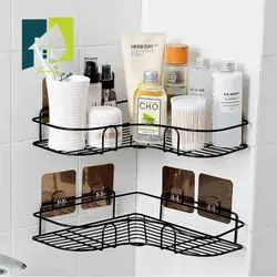 استند نظم دهنده فلزی گوشه حمام