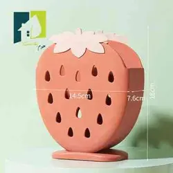 استند قاشق و چنگال طرح توت فرنگی