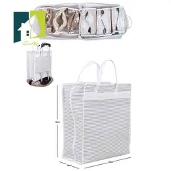 کیف حمل کفش راه راه