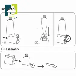 استند خمیر دندان رومیزی | فروشگاه اینترنتی هوم پلاست
