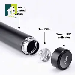 فلاسک هوشمند دماسنج دار