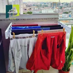 رخت آویز دیواری یک متری