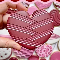 کاتر شیرینی پزی مدل ولنتاین مجموعه 7 عددی