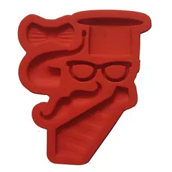 قالب سیلیکونی مولد فوندانت مدل ست مردانه