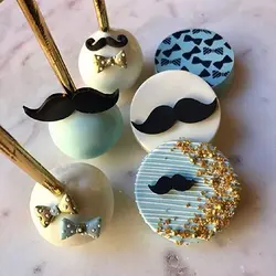 قالب سیلیکونی مولد فوندانت مدل ست مردانه