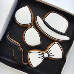 قالب سیلیکونی مولد فوندانت مدل ست مردانه