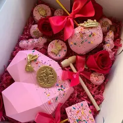 چکش قلب سورپرایز ولنتاین مدل چوبی جنگلی