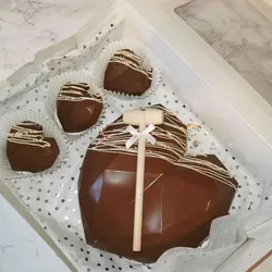 چکش قلب سورپرایز ولنتاین مدل چوبی جنگلی
