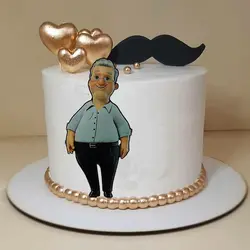 تاپر و ابزار تزیین کیک بهگز مدل روز پدر