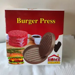 همبرگر زن دستی فلزی مدل هوم برگر