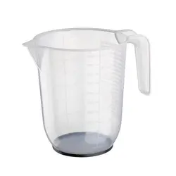 پارچ پیمانه مدرج اندازه گیری مدل پلاستیکی شفاف