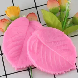 ست کاتر و وینر سیلیکونی فوندانت بهگز مدل برگ گل کوکب مجموعه 4 عددی