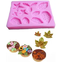 قالب سیلیکونی مولد فوندانت مدل برگ متنوع