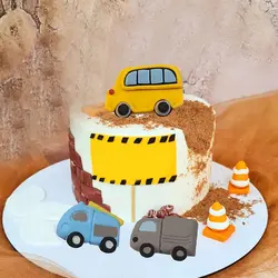 قالب سیلیکونی مولد فوندانت و تزیین کیک مدل ماشین