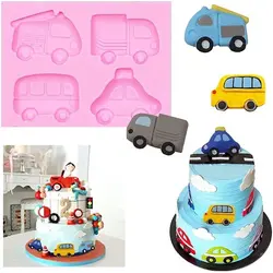 قالب سیلیکونی مولد فوندانت و تزیین کیک مدل ماشین
