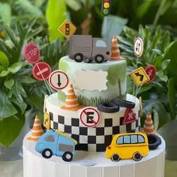 قالب سیلیکونی مولد فوندانت و تزیین کیک مدل ماشین