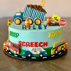 قالب سیلیکونی مولد فوندانت و تزیین کیک مدل ماشین