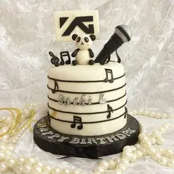 قالب سیلیکونی مولد فوندانت و تزیین کیک مدل نت موسیقی