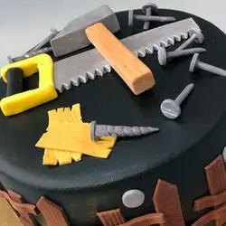 قالب سیلیکونی و مولد فوندانت تزیین کیک بهگز مدل ابزار آلات