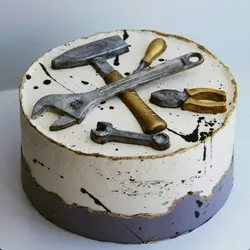 قالب سیلیکونی و مولد فوندانت تزیین کیک بهگز مدل ابزار آلات