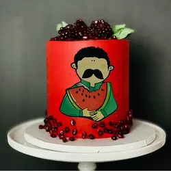 تاپر و ابزار تزیین کیک بهگز مدل یلدا با عیالمون