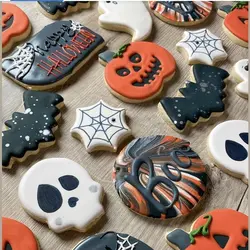 کاتر شیرینی پزی مدل ست هالوین مجموعه 6 عددی