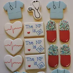 کاتر شیرینی پزی و کوکی مدل ست پزشکی مجموعه 4 عددی