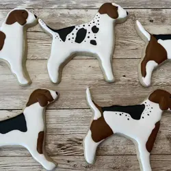 کاتر شیرینی پزی و کوکی مدل سگ و استخوان مجموعه 4 عددی