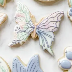 کاتر شیرینی پزی و کوکی مدل پروانه مجموعه 4 عددی