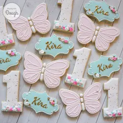 کاتر شیرینی پزی و کوکی مدل پروانه مجموعه 4 عددی