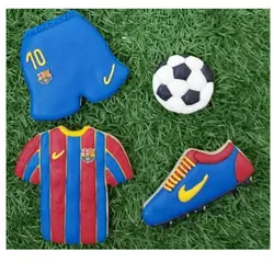 کاتر شیرینی پزی و کوکی مدل ست فوتبالی 4 عددی