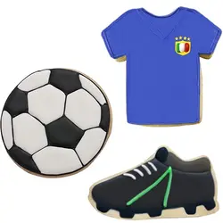 کاتر شیرینی پزی و کوکی مدل ست فوتبالی 4 عددی