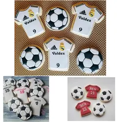 کاتر شیرینی پزی و کوکی مدل ست فوتبالی 4 عددی