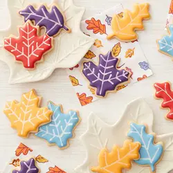 کاتر شیرینی پزی و کوکی مدل انواع برگ مجموعه 7 عددی