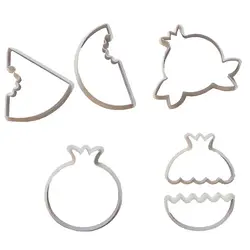 کاتر شیرینی پزی و کوکی مدل ست یلدایی مجموعه 6 عددی