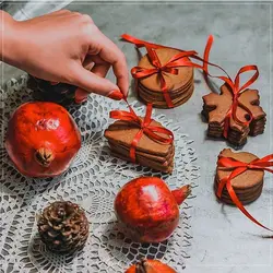 کاتر شیرینی پزی و کوکی مدل ست یلدایی مجموعه 6 عددی